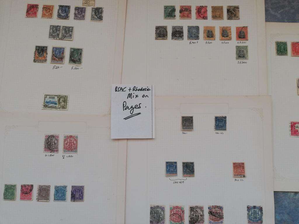 BSAC / Rodesia on Pages (Lot841)