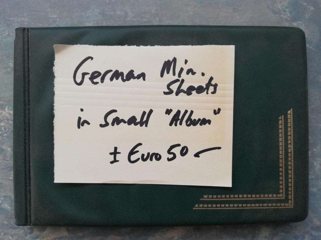 Germany Min-sheets (Lot908)
