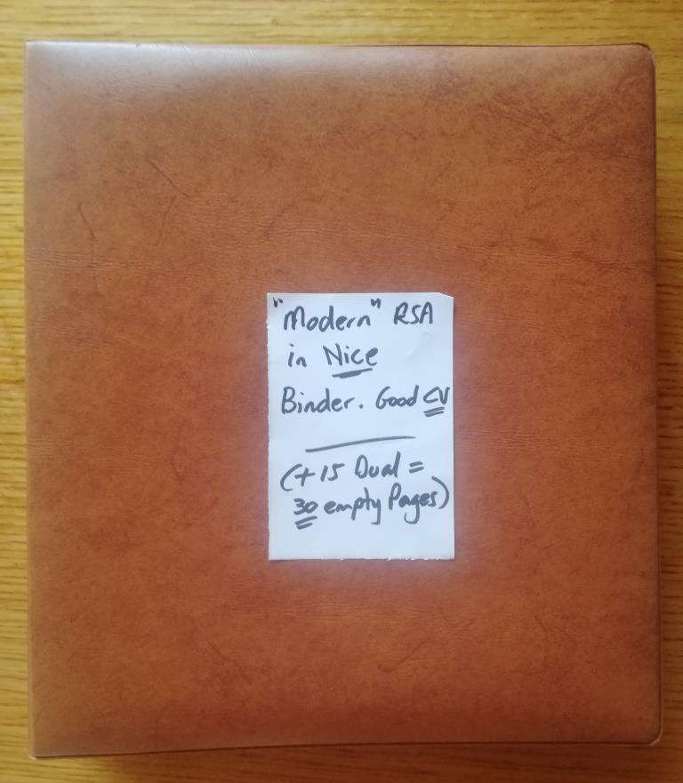 RSA in Binder (Lot980)