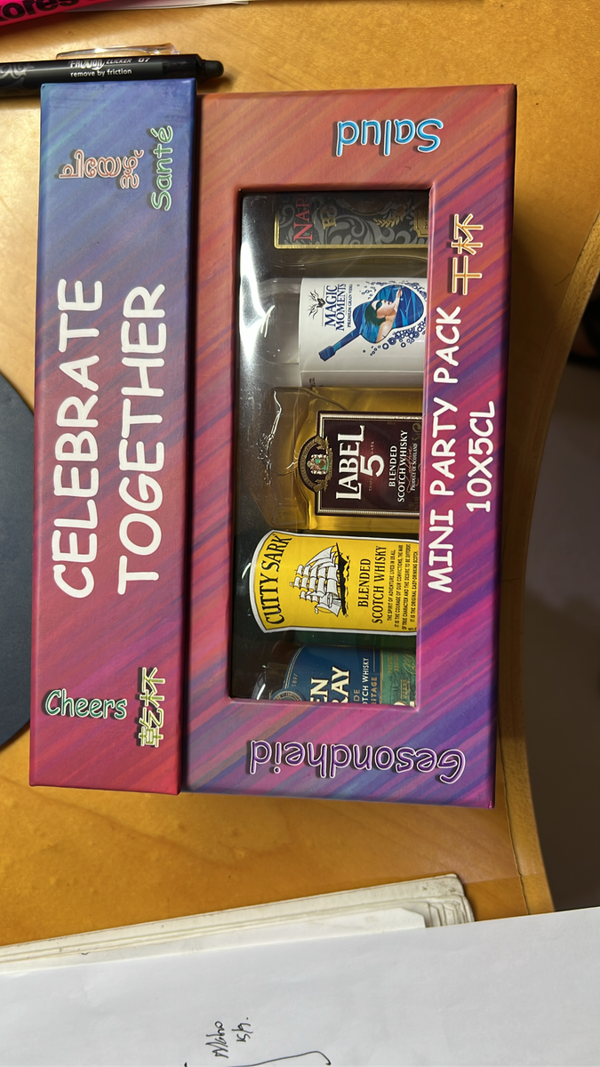 Miniatures 10x50ml imported