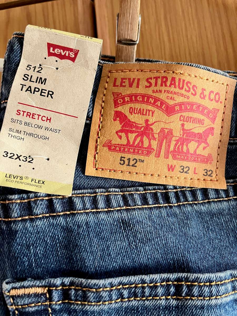 Levi`s 512  Slim Taper Men`s  Jeans Blue W32 L32