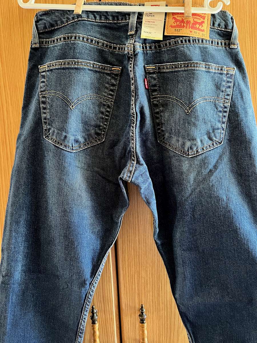 Levi`s 512  Slim Taper Men`s  Jeans Blue W32 L32