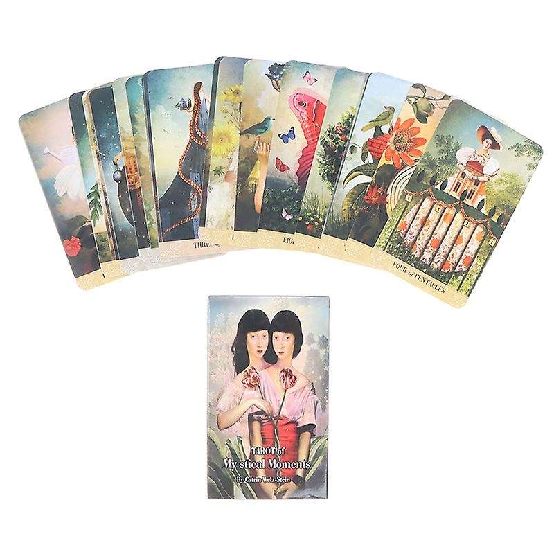 78 Card Mystical Moments Tarot Deck for Beginners - Very Good Used Condition