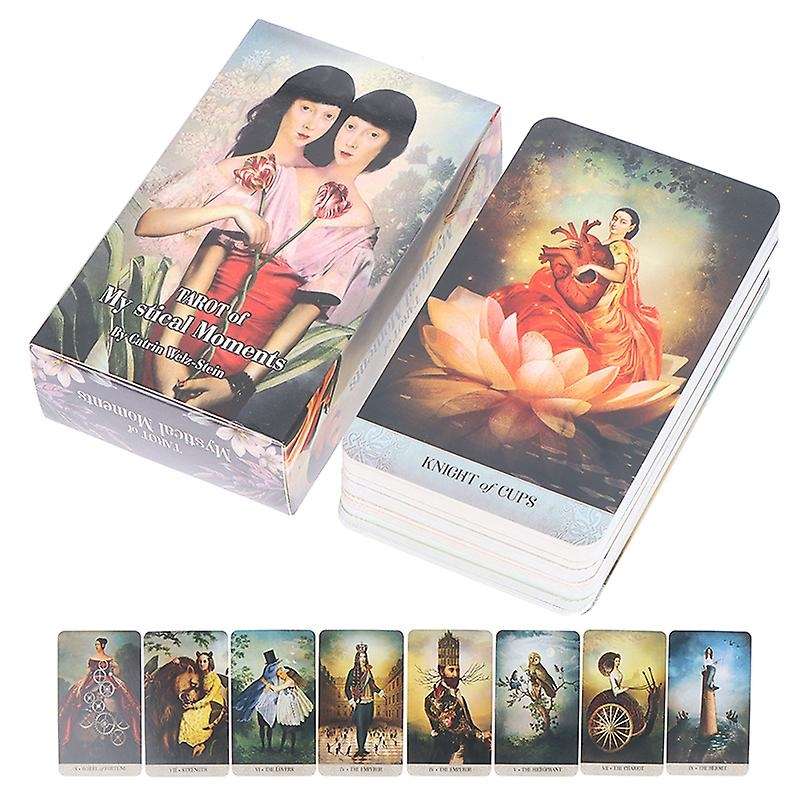 78 Card Mystical Moments Tarot Deck for Beginners - Very Good Used Condition
