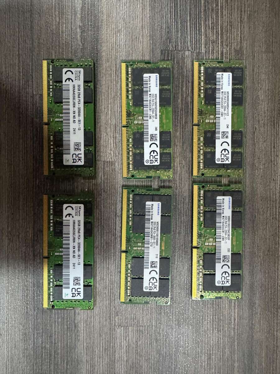 32GB DDR4 Notebook Memory