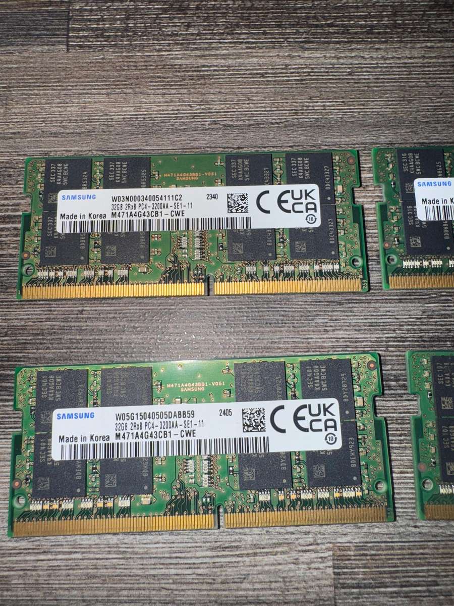 32GB DDR4 Notebook Memory