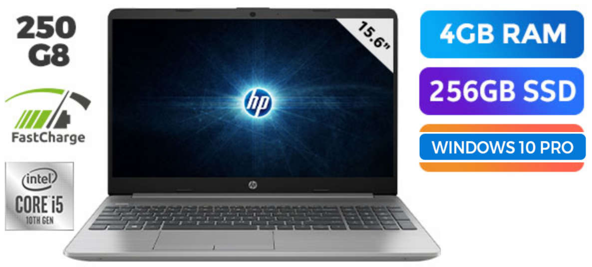 HP 250 G8 15.6" 10th Gen Core i5 256GB SSD