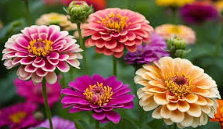 ZINNIA FLOWER SEED MIX  - 20 SEEDS