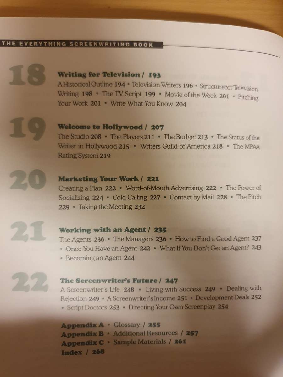 The Everythig Screenwriting Book : Robert Pollock  (Paperback)