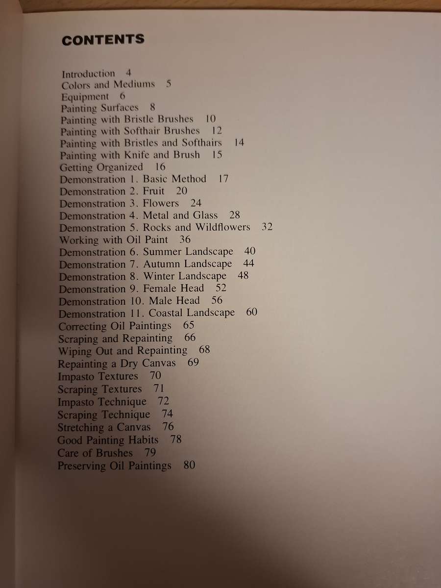 Oil Painting by Wendon Blake  (Paperback) The Artist`s Painting Library