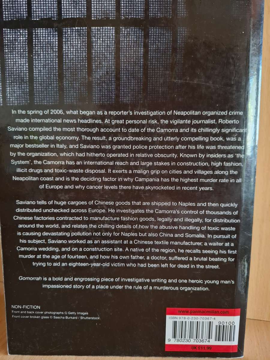 Gomorrah Italy`s Other Mafia: Roberto Saviano  (Paperback)
