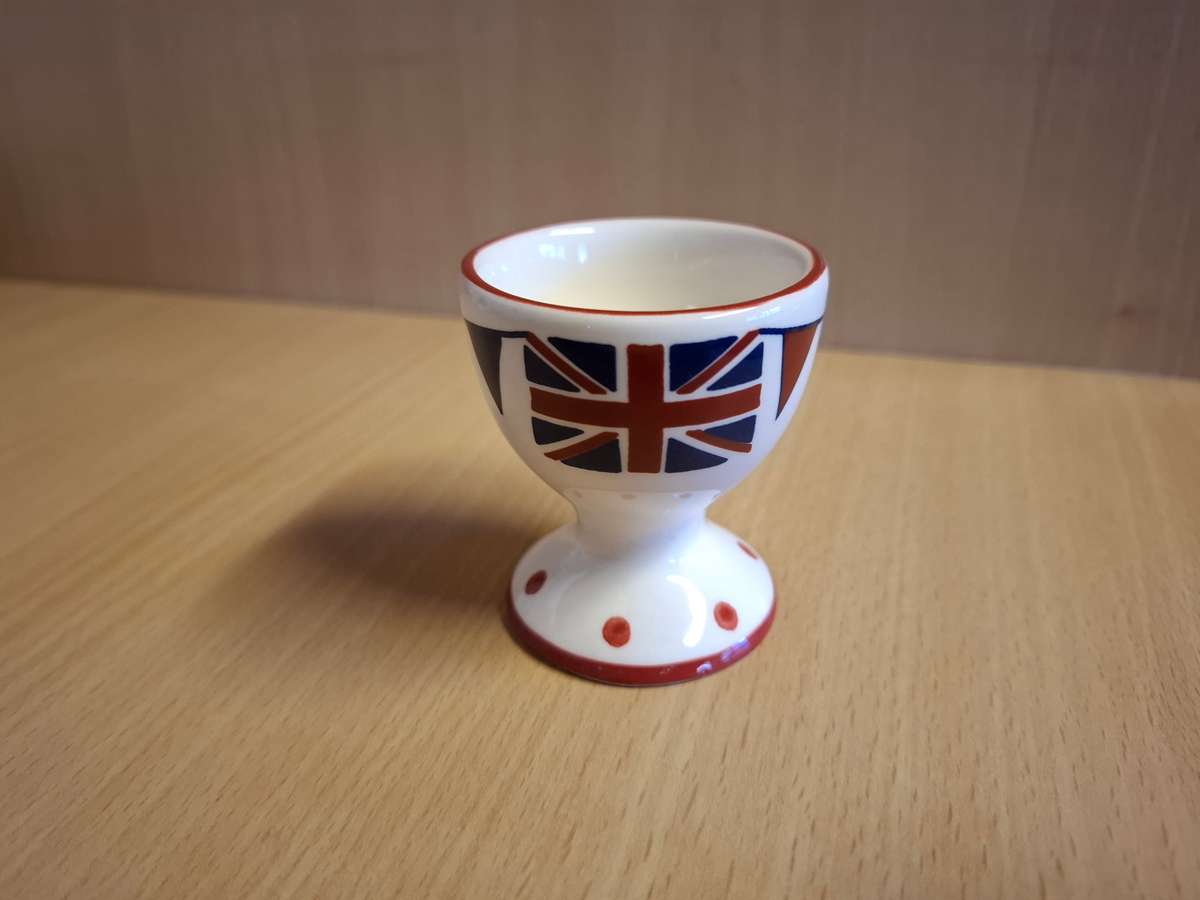 Ceramic Union Jack Egg Cup