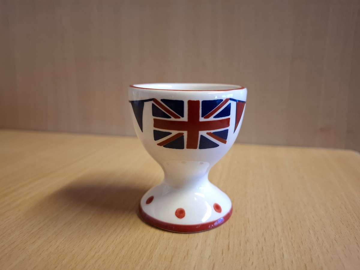 Ceramic Union Jack Egg Cup