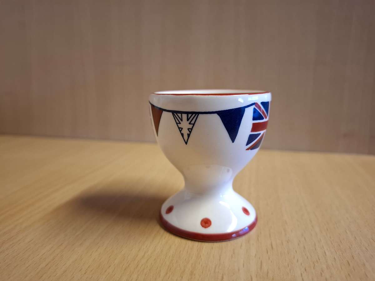 Ceramic Union Jack Egg Cup