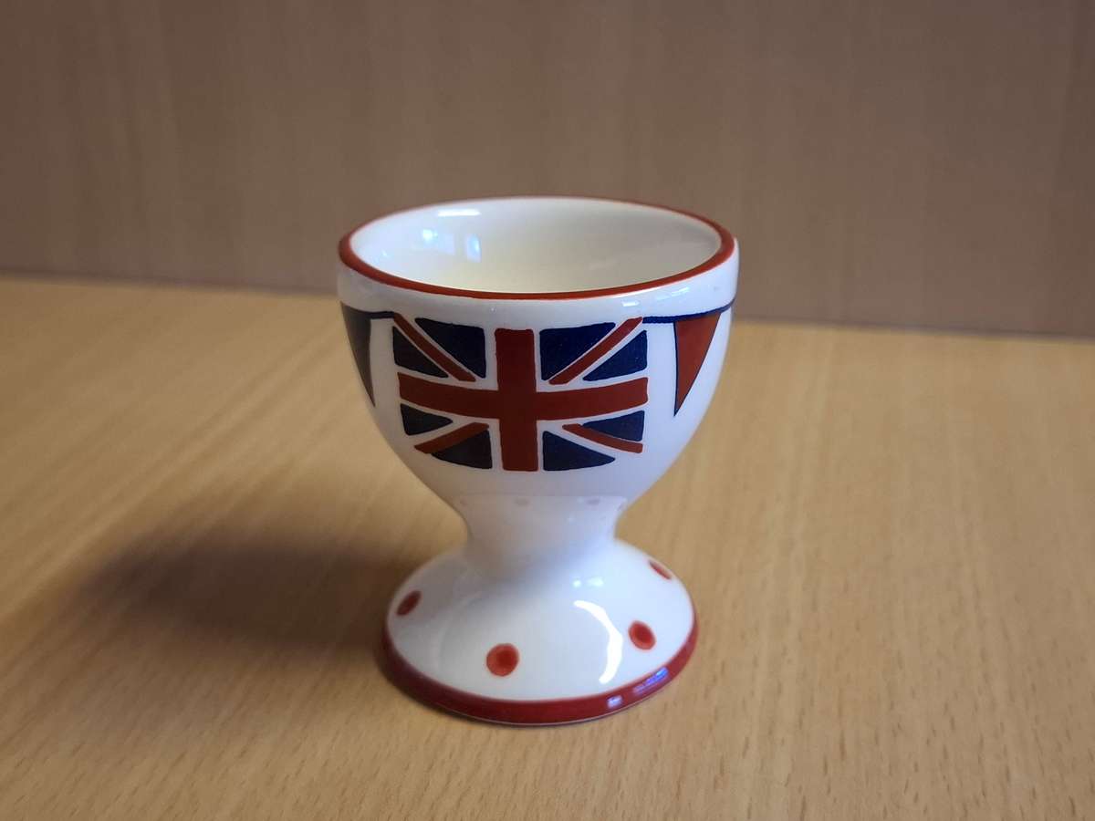 Ceramic Union Jack Egg Cup