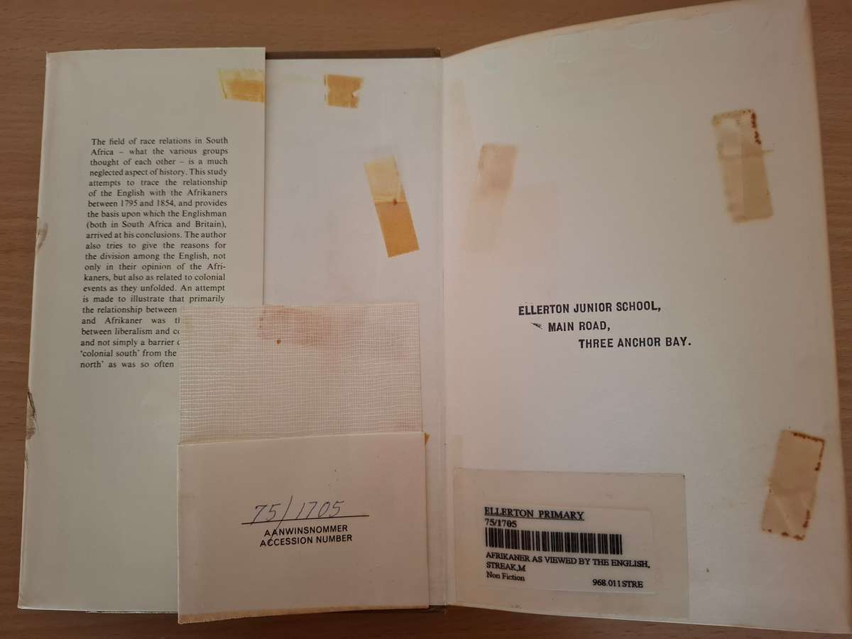 The Afrikaner as viewed by the English 1795-1854 : M.Streak (Hardcover)