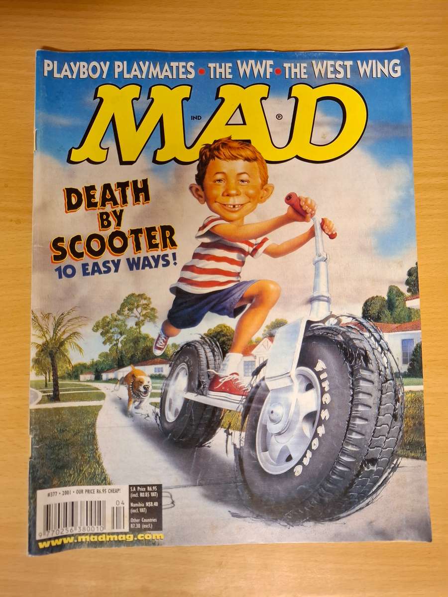 MAD No. 377, April 2001 - Death by Scooter