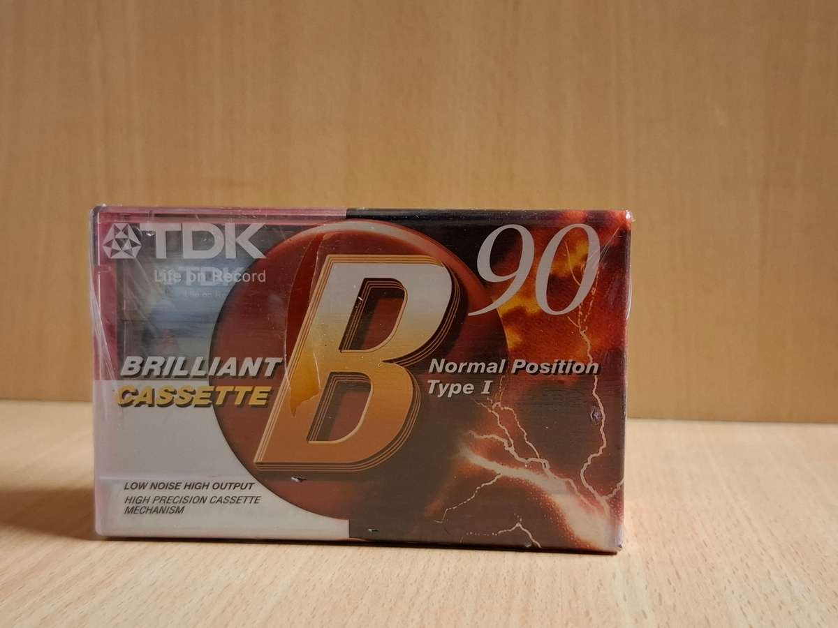 Lot of 5 TDK Brilliant Cassette B90  (NEW CONDITION)