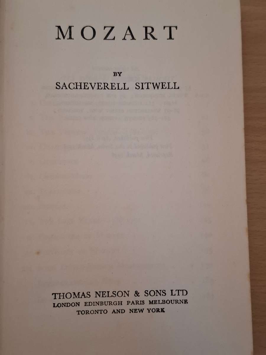 Mozart by Sacheverell Sitwell  (Hardcover)