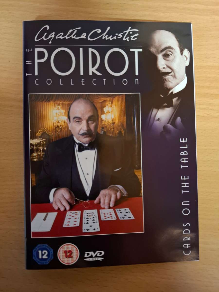 Agatha Christie (The Poirot Collection) Cards on The Table - Dvd   NO. 19