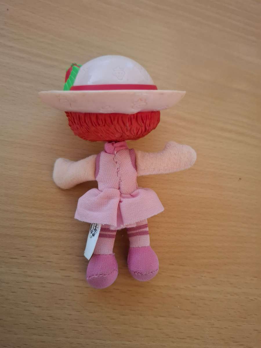 Small Strawberry Shortcake Doll - height 10cm  (McDonald`s Happy Meal Toy, 1980`s)