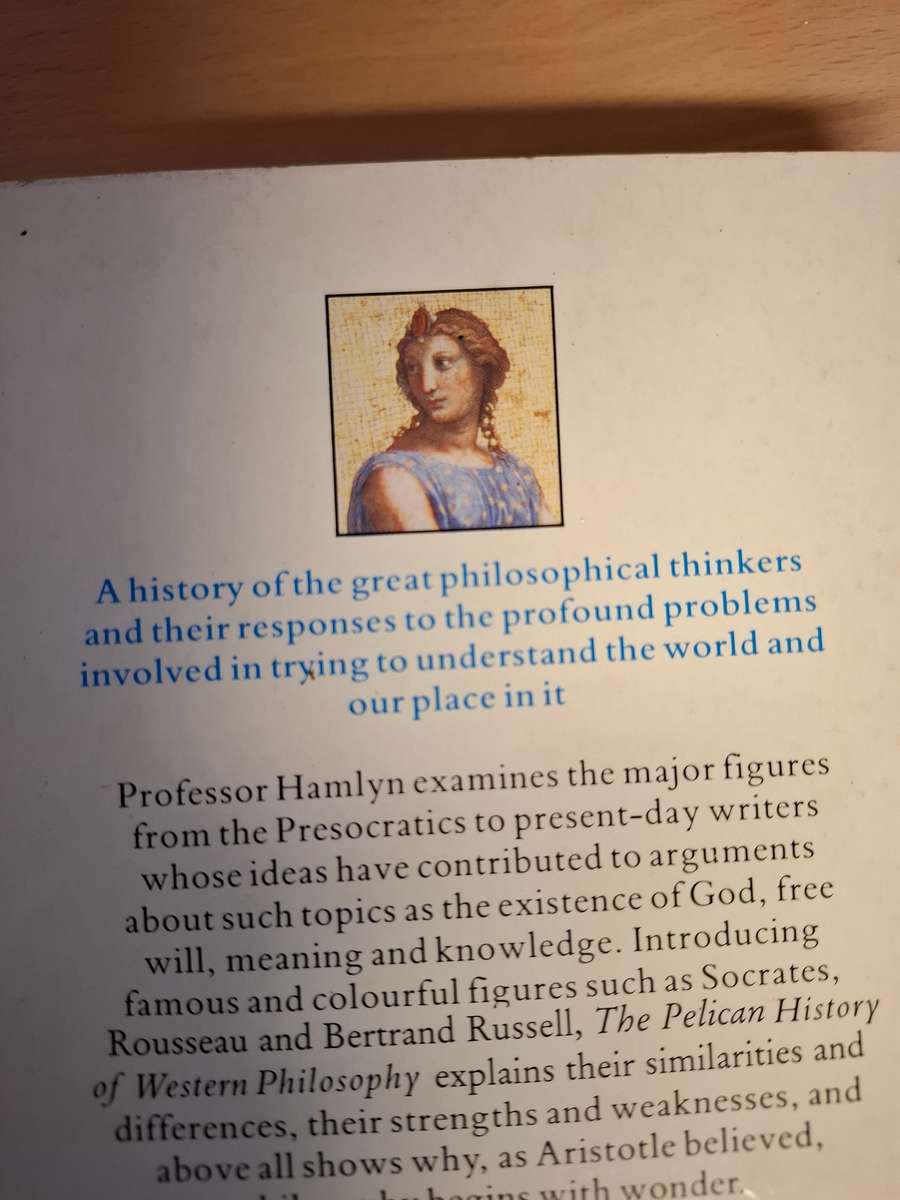 The Pelican History of Western Philosophy : D.W. Hamlyn  (Paperback)