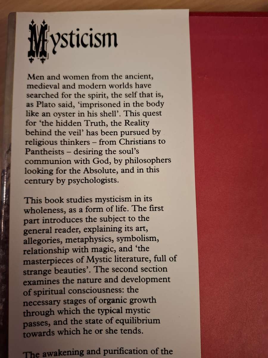 Mysticism - The Development of Humankind`s Spiritual Consciousness : Evelyn Underhill