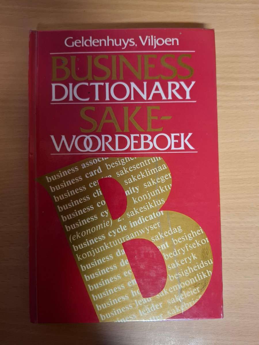 Business Dictionary/Sake Woordeboek : Geldenhuys, Viljoen  (Hardcover)