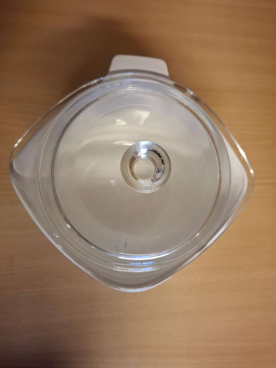 Lidded Vintage Blue Cornflower Corning Ware Sauce Maker