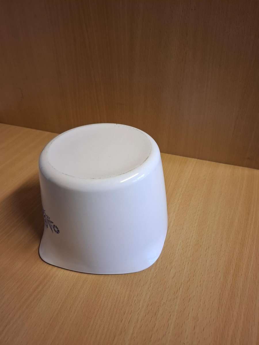 Lidded Vintage Blue Cornflower Corning Ware Sauce Maker