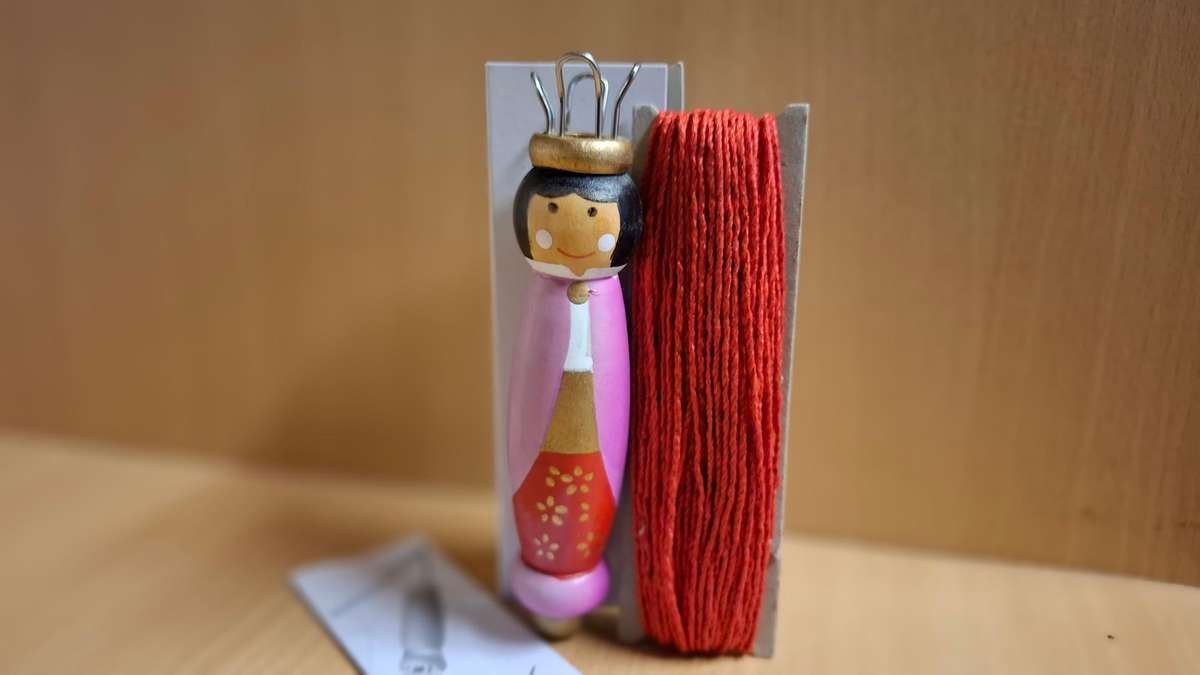 French Knitting Doll