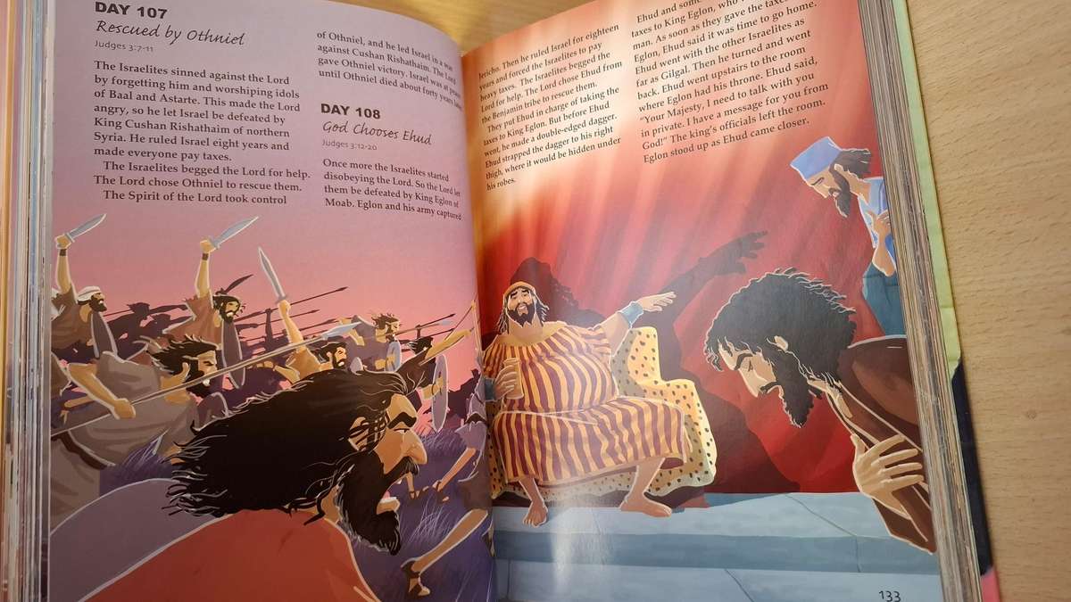 The One Year Children`s Bible - A Story for Every Day of The Year  (Hardcover)