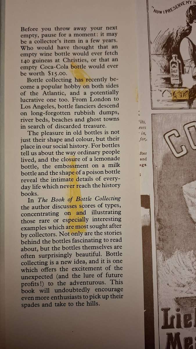 The Book of Bottle Collecting : Doreen Beck  (Hardcover)