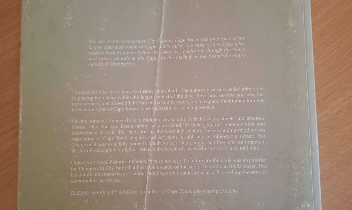 Oranjezicht - Recalling the past, cultivating the future : Patricia Davison & Adrienne Folb