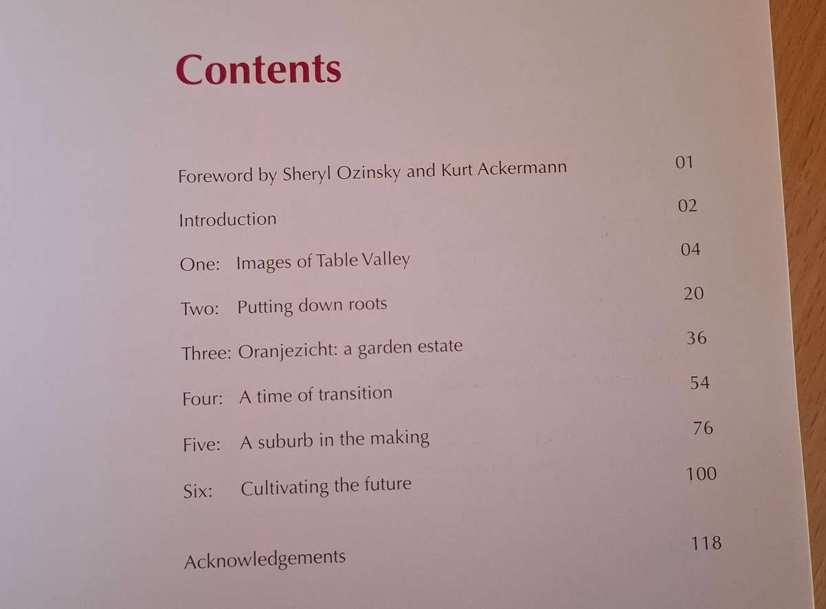 Oranjezicht - Recalling the past, cultivating the future : Patricia Davison & Adrienne Folb