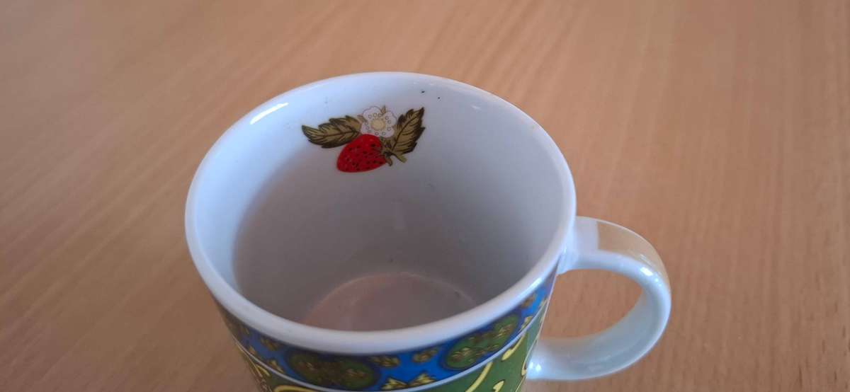 Set of 3 Espresso Cups - height 6cm width 6cm