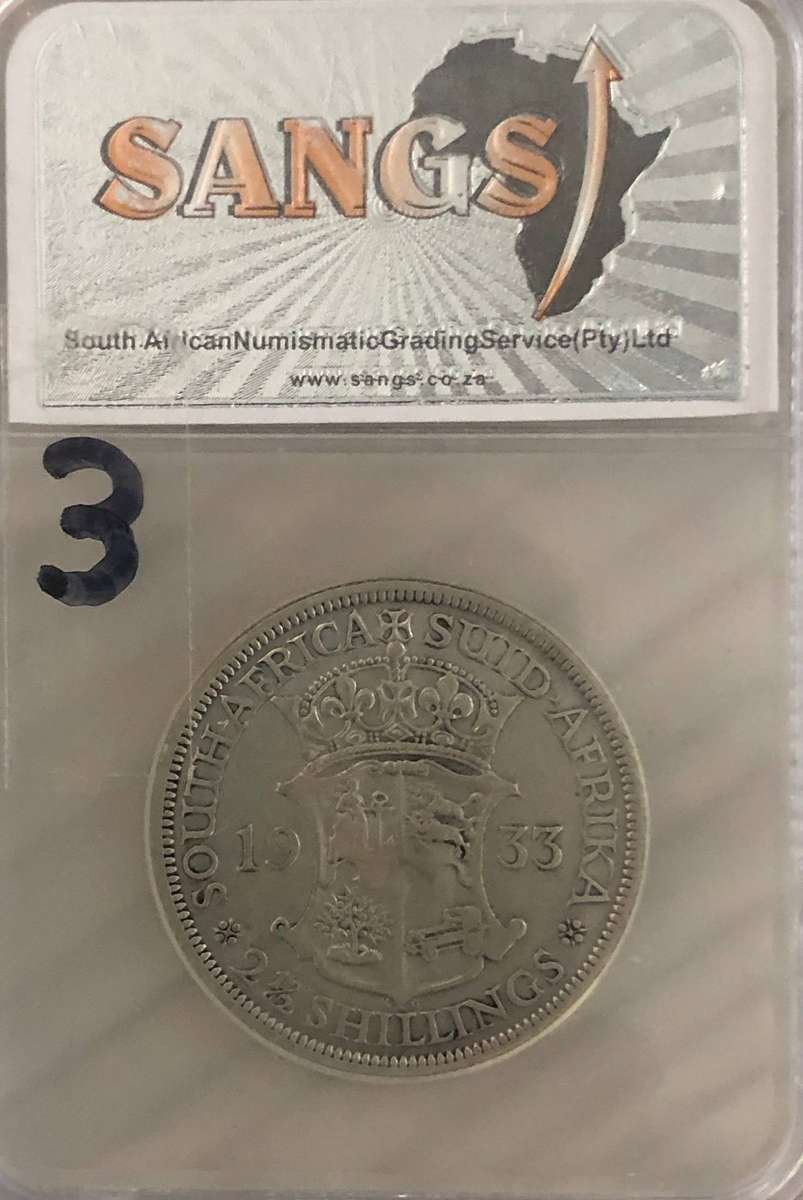 1933 Union of South Africa 2.5 Shilling