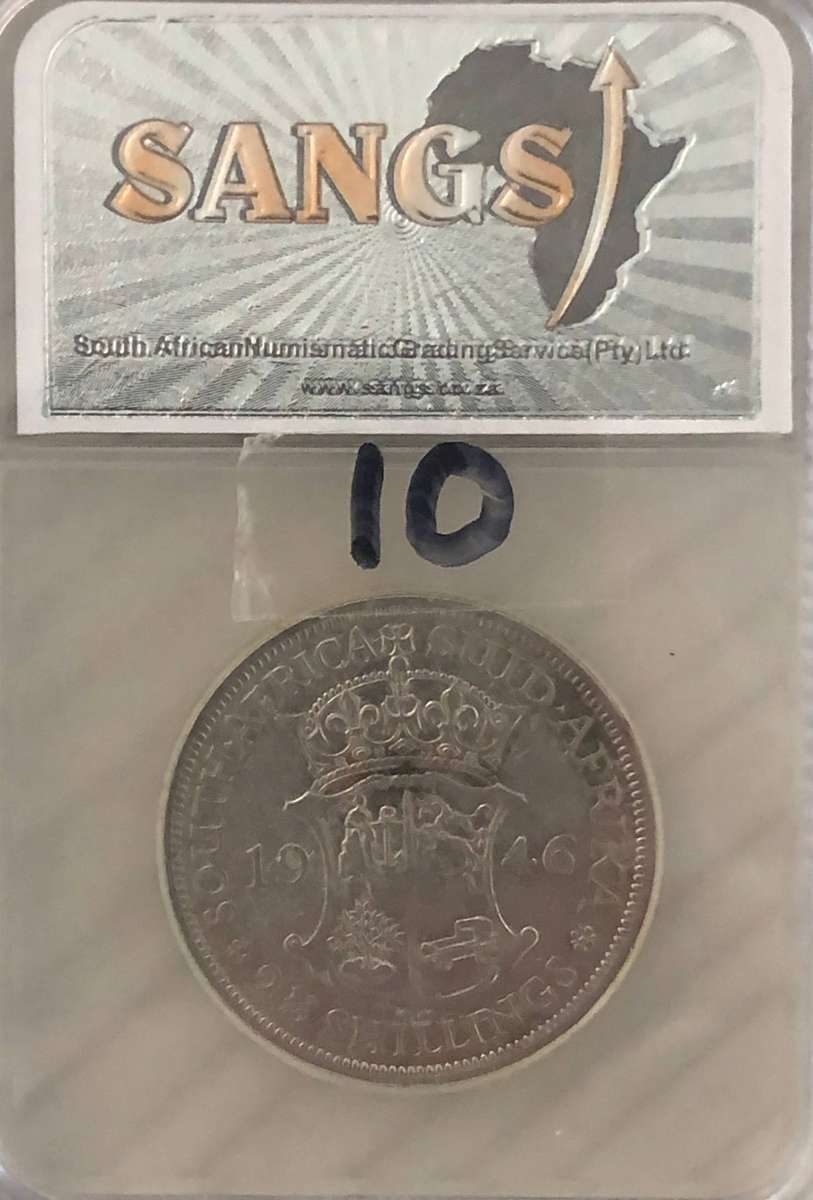 1946 Union of South Africa 2 1/2 Shilling