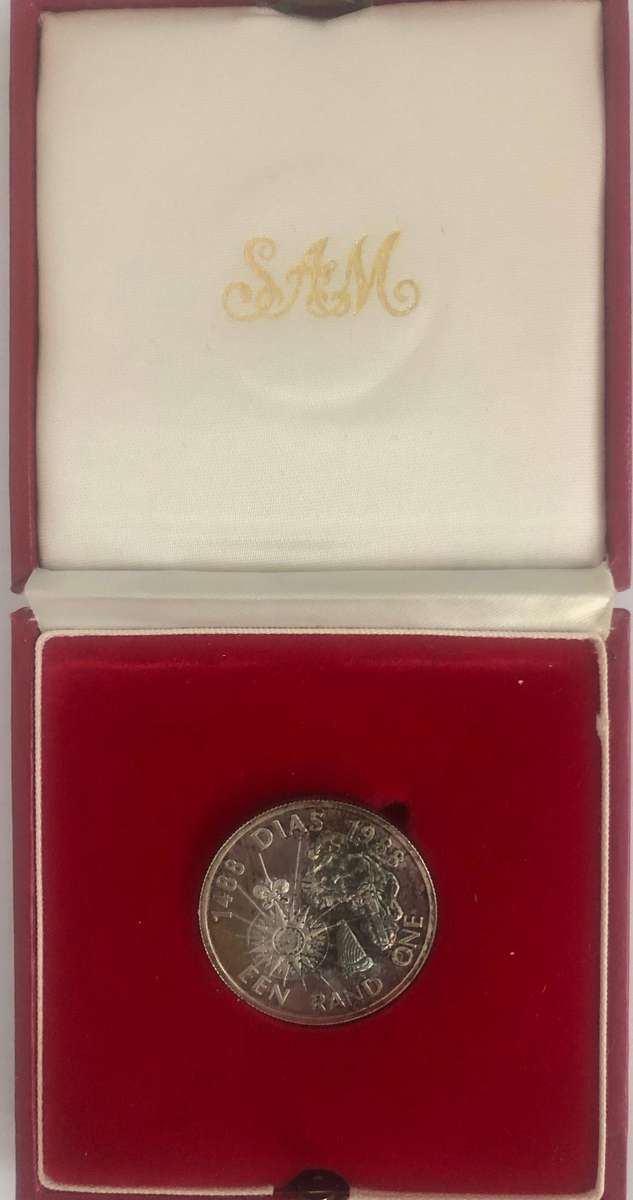 Republic of South Africa 1988 R1 Silver Proof Commemorative Coin