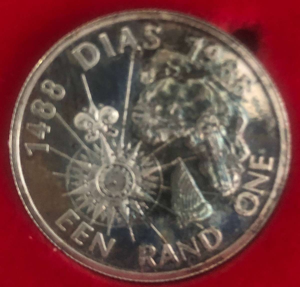 Republic of South Africa 1988 R1 Silver Proof Commemorative Coin