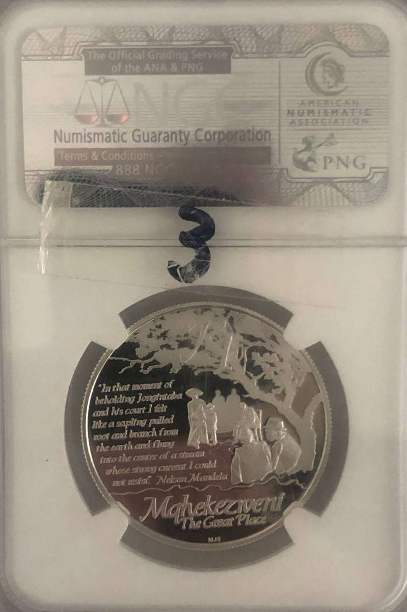 2013 Protea Silver R1 Nelson Mandela Mqhekezweni Coin