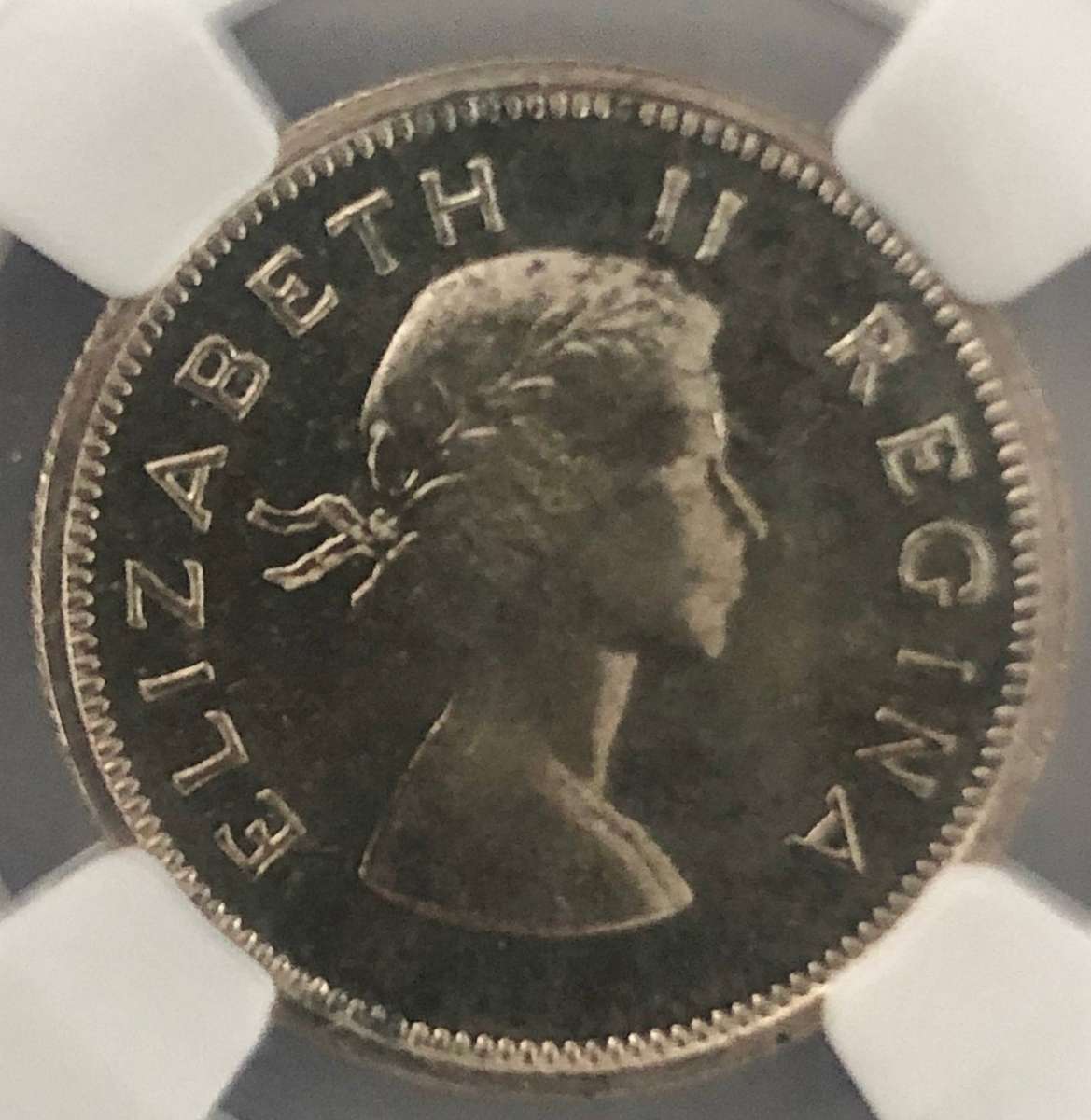 1955 Union of South Africa 6 Pence