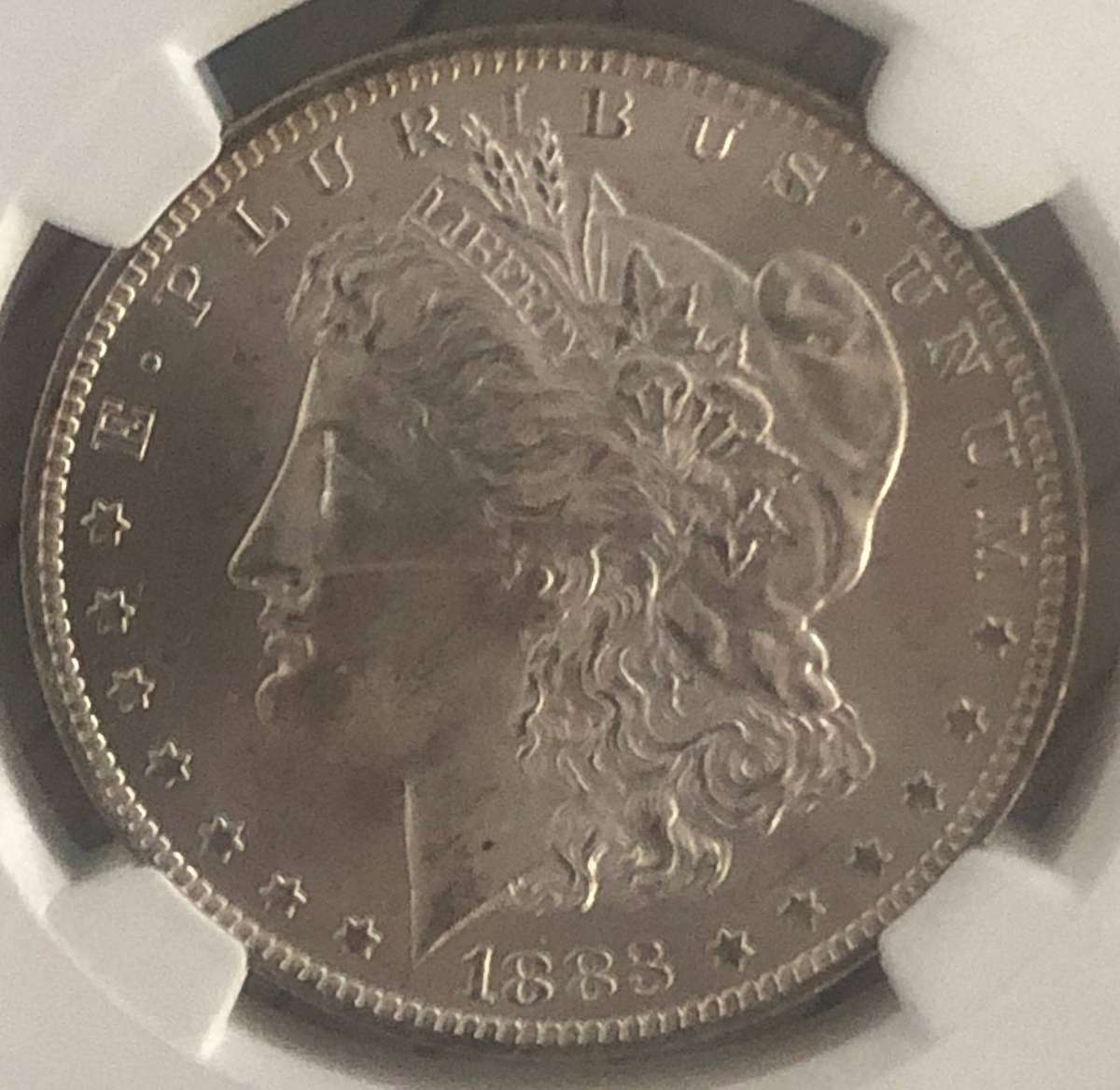 1883 High Grade Silver Morgan Dollar O Variety United States