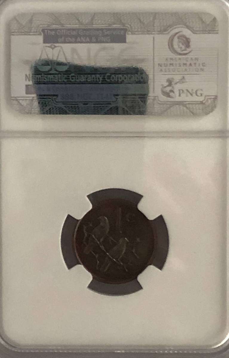1965 PF61BN RSA 1 Cent