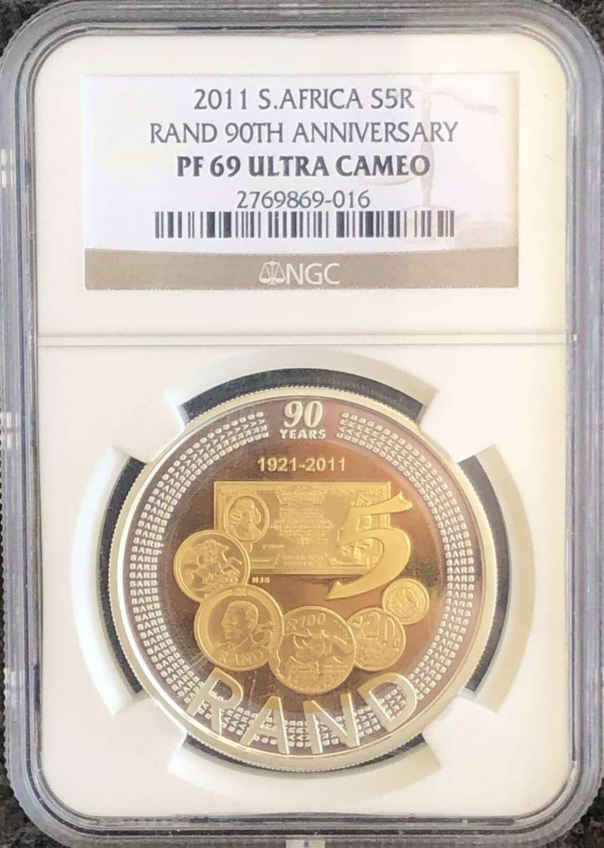 2011 Silver R5 90th Anniversary PF 69 UC Crown