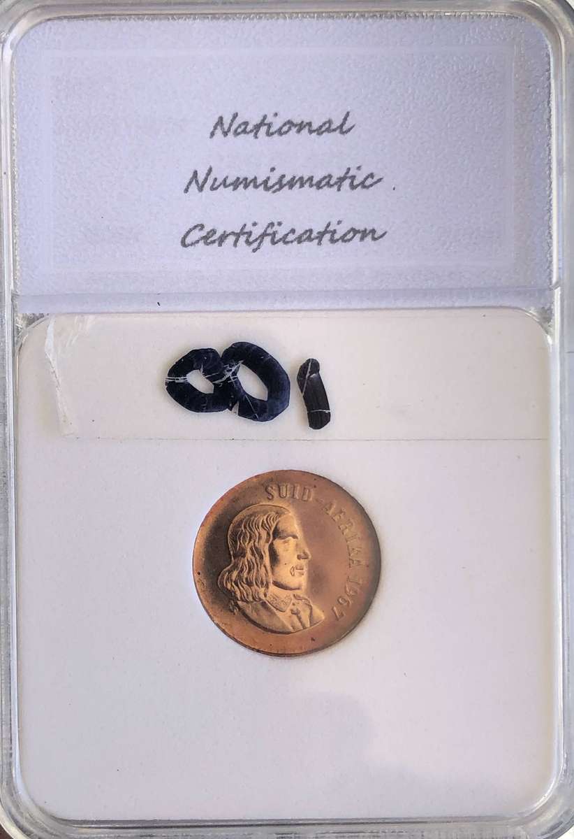 The Perfect Coin RSA 1967 1 Cent Graded PF 70 RED