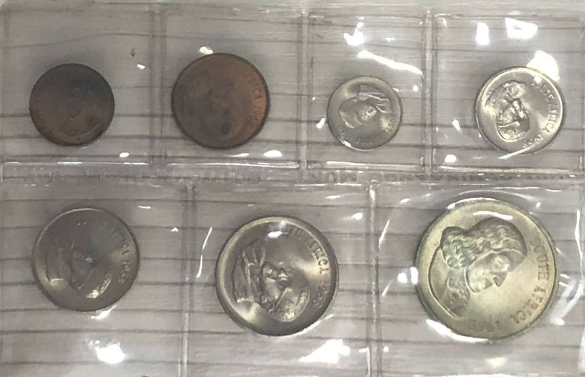 1968 RSA Uncirculated Mint Set with Silver R1