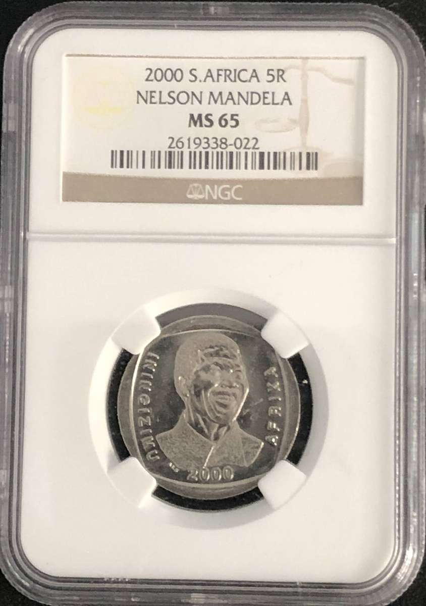2000 RSA R5 Mandela MS65