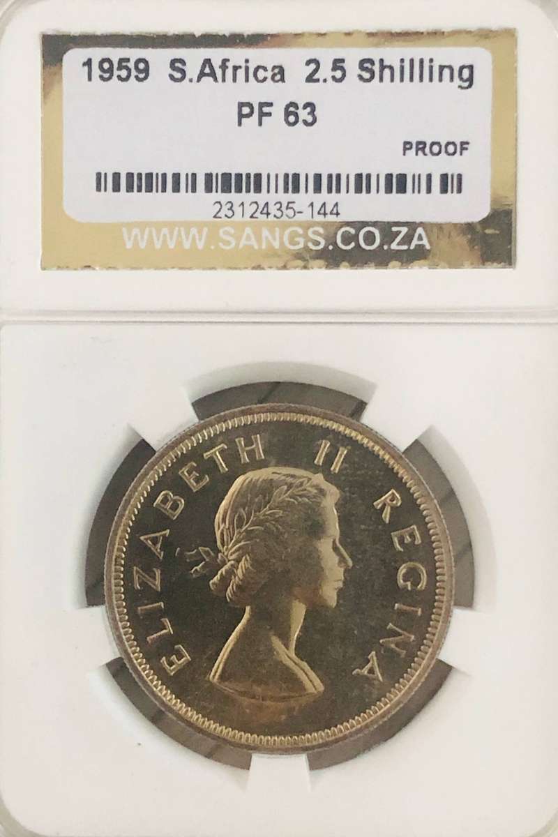 1959 Union of South Africa 2.5 Shilling
