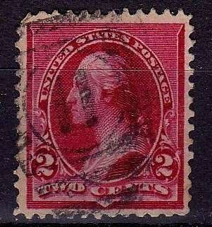 US, Scott #219d,1890/93,FU,CV$5.50